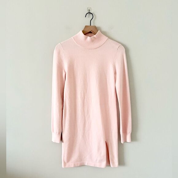 Lovers & Friends Atara Long Sleeve Sweater Dress in Baby Light Pink - Size S - Picture 4 of 8